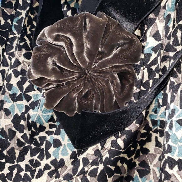 Nanette Lepore Silk Multi Blouse Sz 2 - Picture 3 of 5